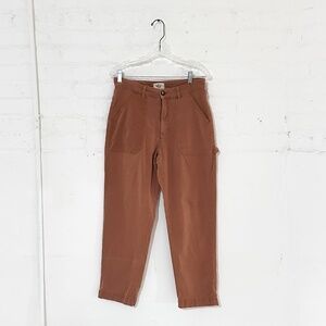 Marine Layer Rust Colored Ankle Pants
